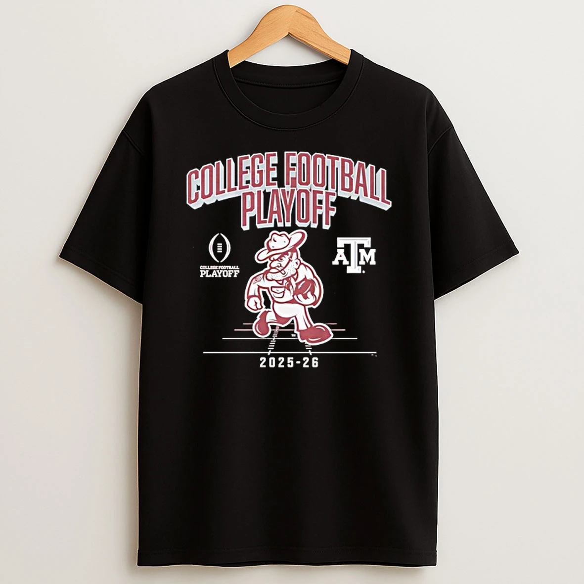 Texas Am Aggies Sarge College Football 2025 Cfp Mascot T Shirt