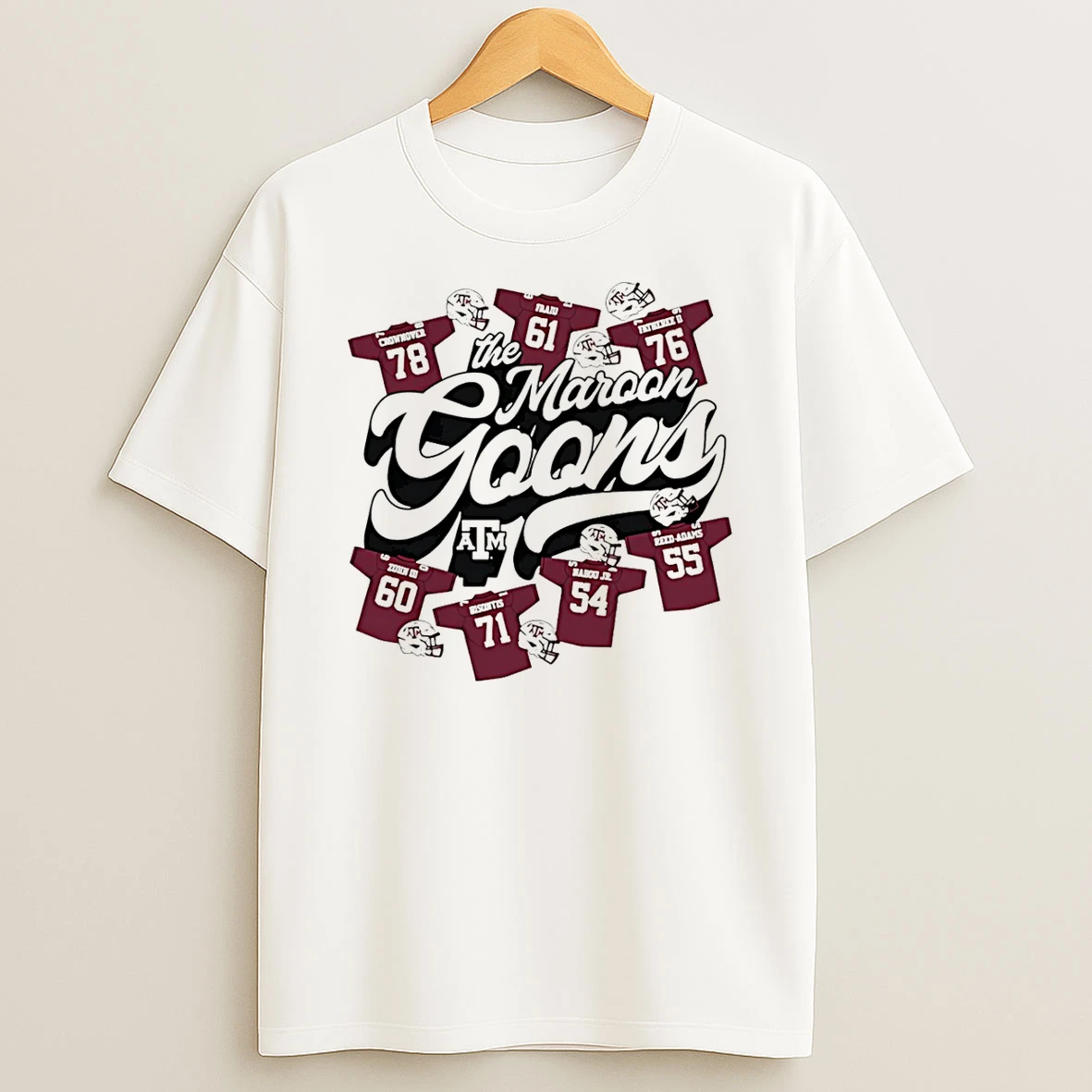 Texas Am Aggies The Maroon Goons Graphic T Shirt