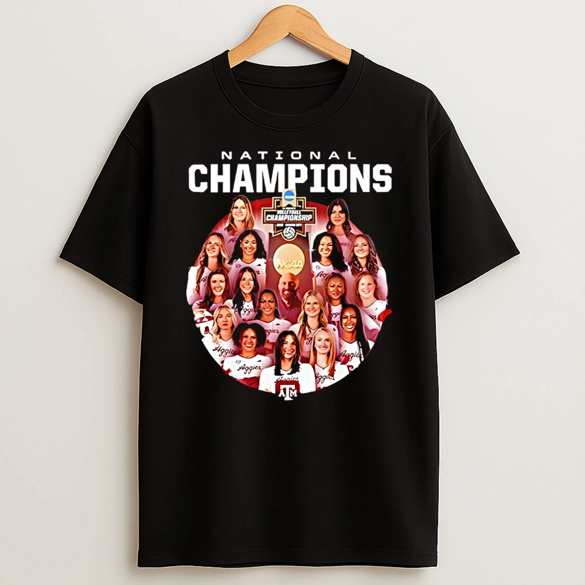Texas Am Aggies Volleyball 2025 National Champions T Shirt