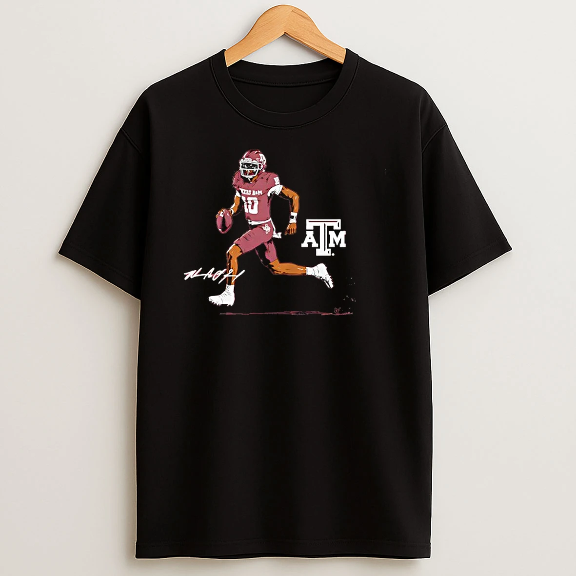 Texas Am Football Marcel Reed Superstar Pose Signature T Shirt