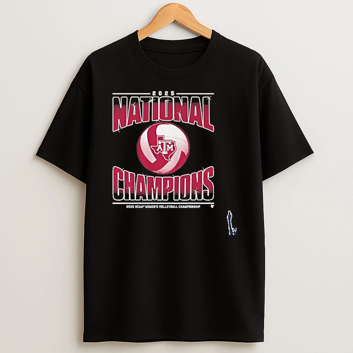 Texas Am Volleyball 2025 Ncaa Champions Vintage T Shirt