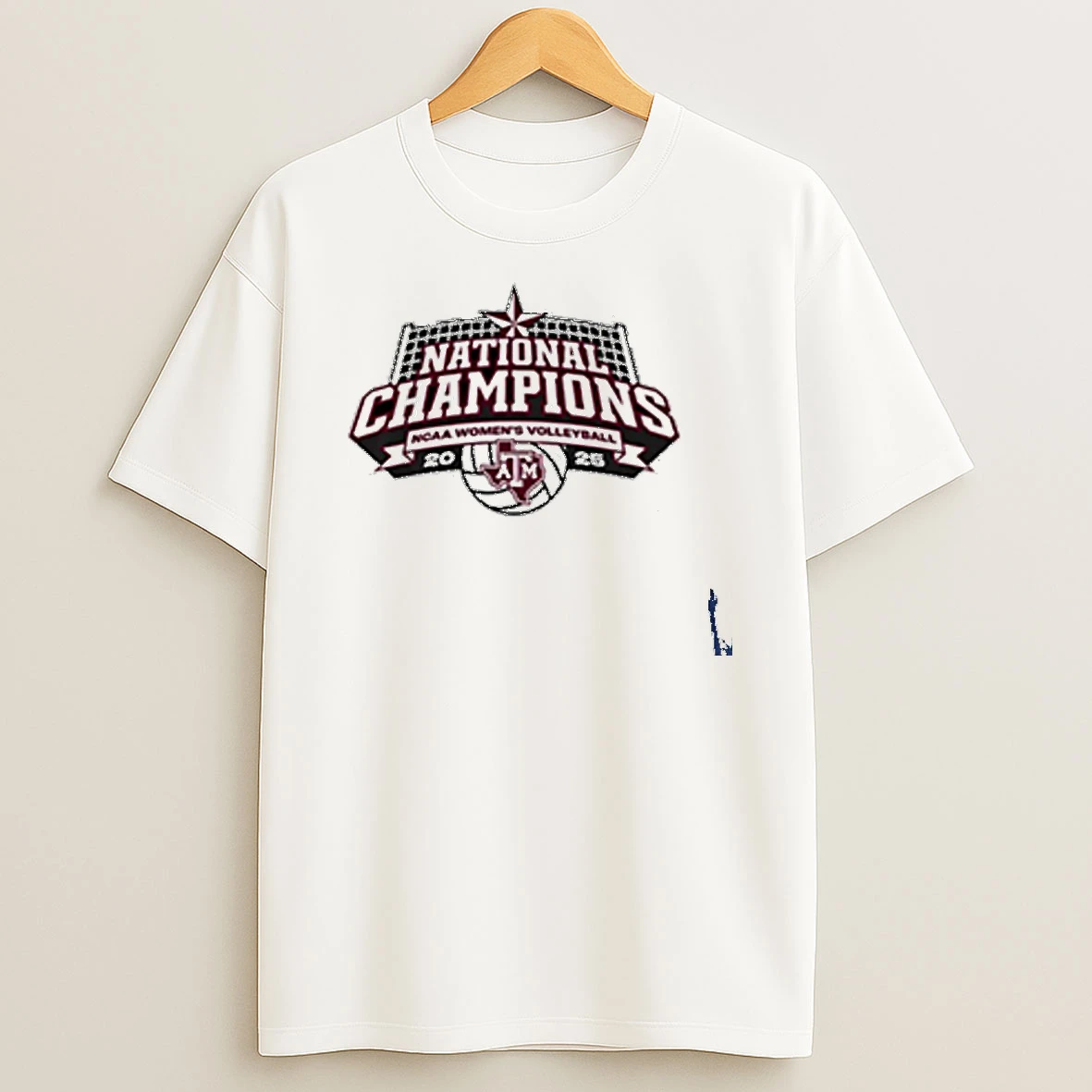 Texas Am Volleyball 2025 National Champions Logo T Shirt
