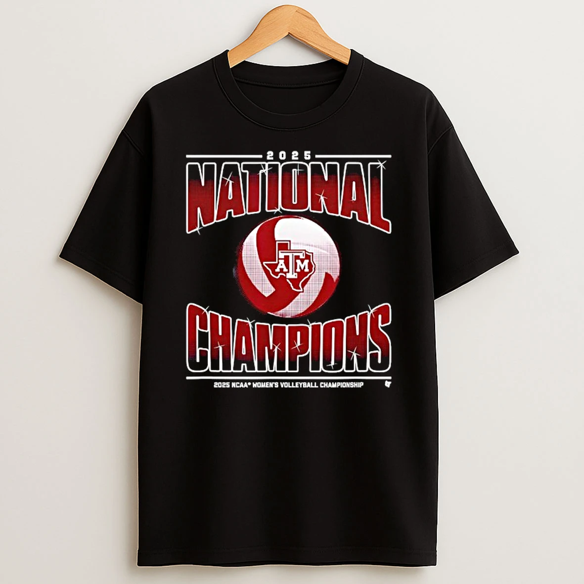 Texas Am Womens Volleyball 2025 Ncaa Champions Logo T Shirt