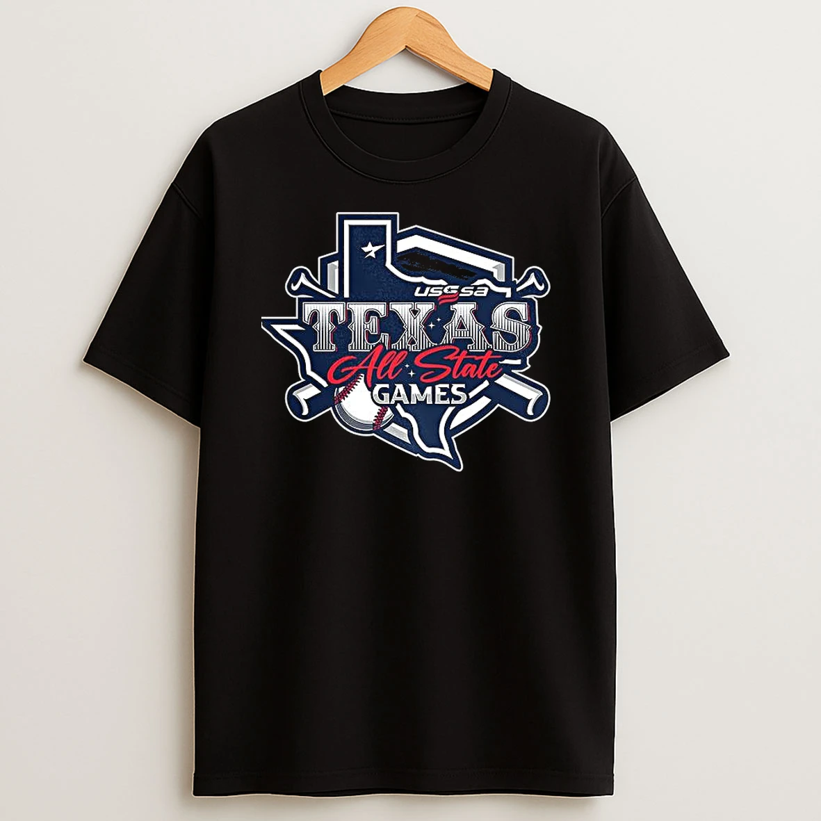 Texas All State Games 2025 Usssa Logo T Shirt