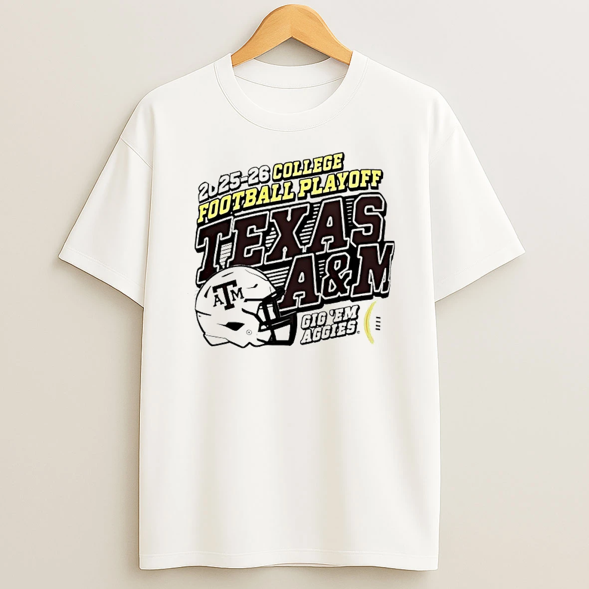 Texas Am Gigem Aggies 2025 26 College Football Playoff T Shirt