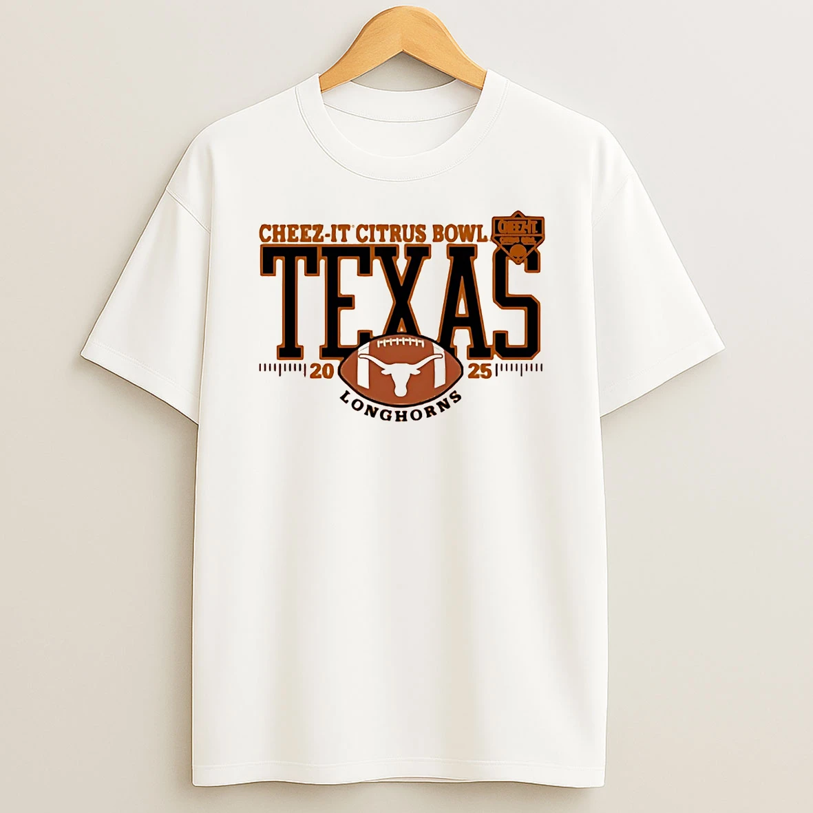 Texas Longhorns 2025 Cheez It Citrus Bowl T Shirt