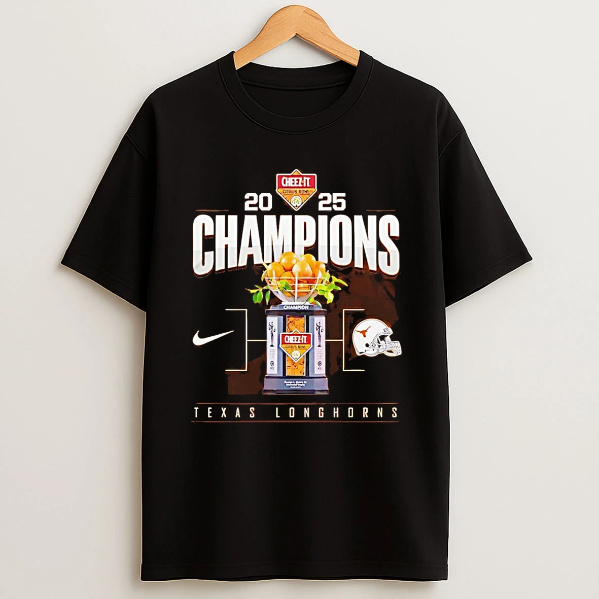 Texas Longhorns 2025 Citrus Bowl Champions Logo T Shirt