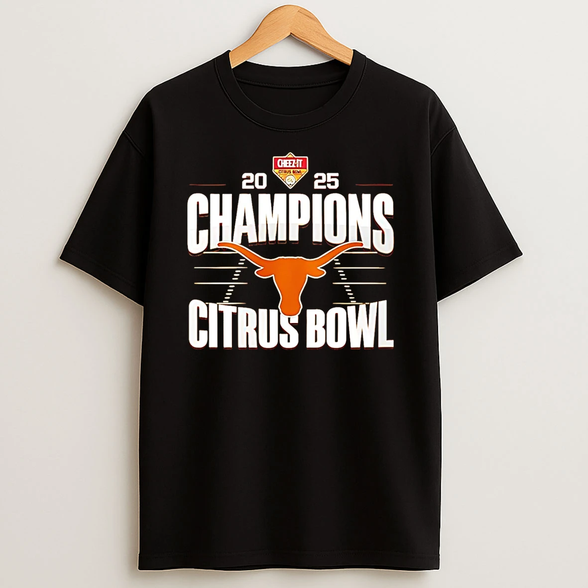 Texas Longhorns Citrus Bowl Champions 2025 Logo T Shirt