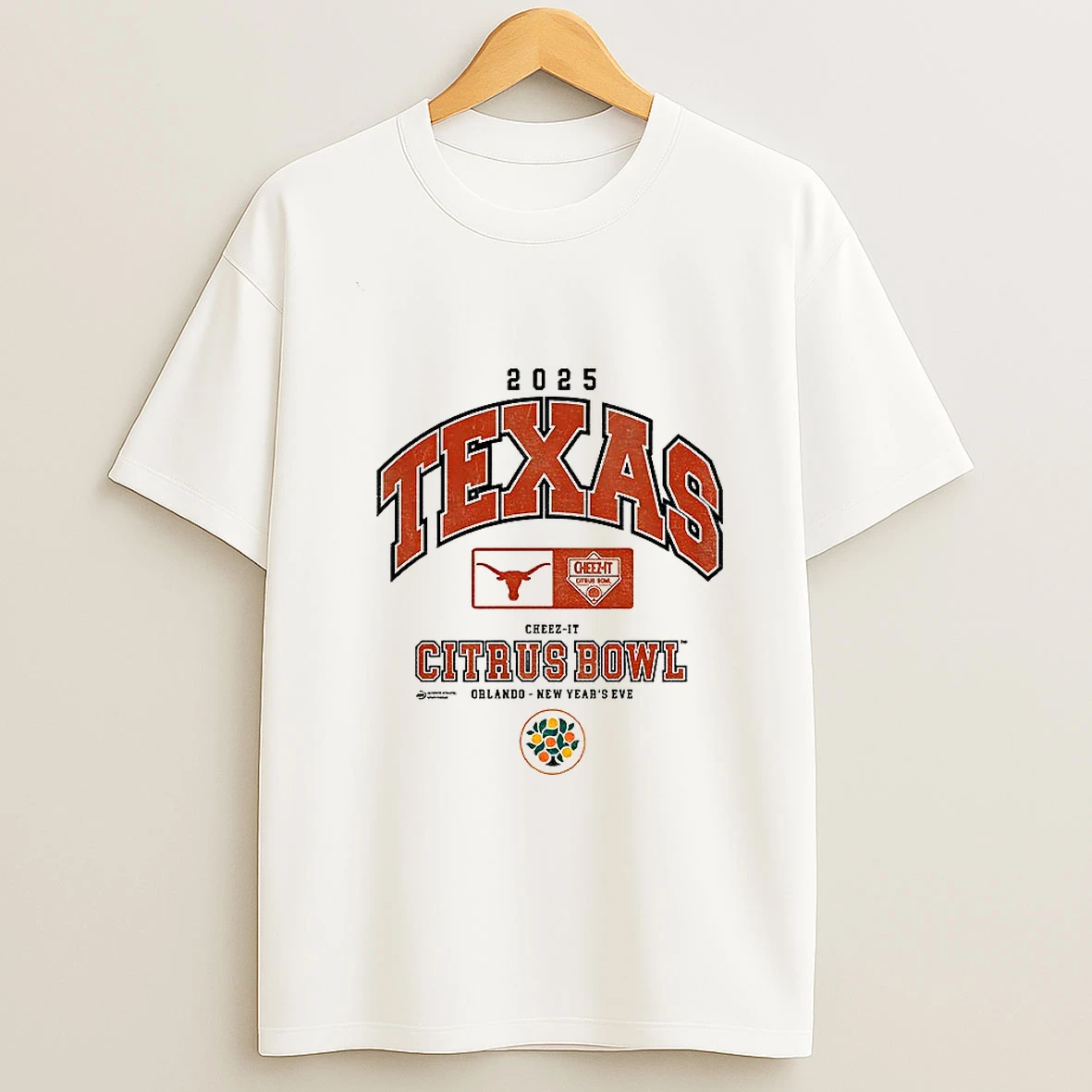 Texas Longhorns Ncaa Division I Football Orlando Cheez It Citrus Bowl 2025 T Shirt