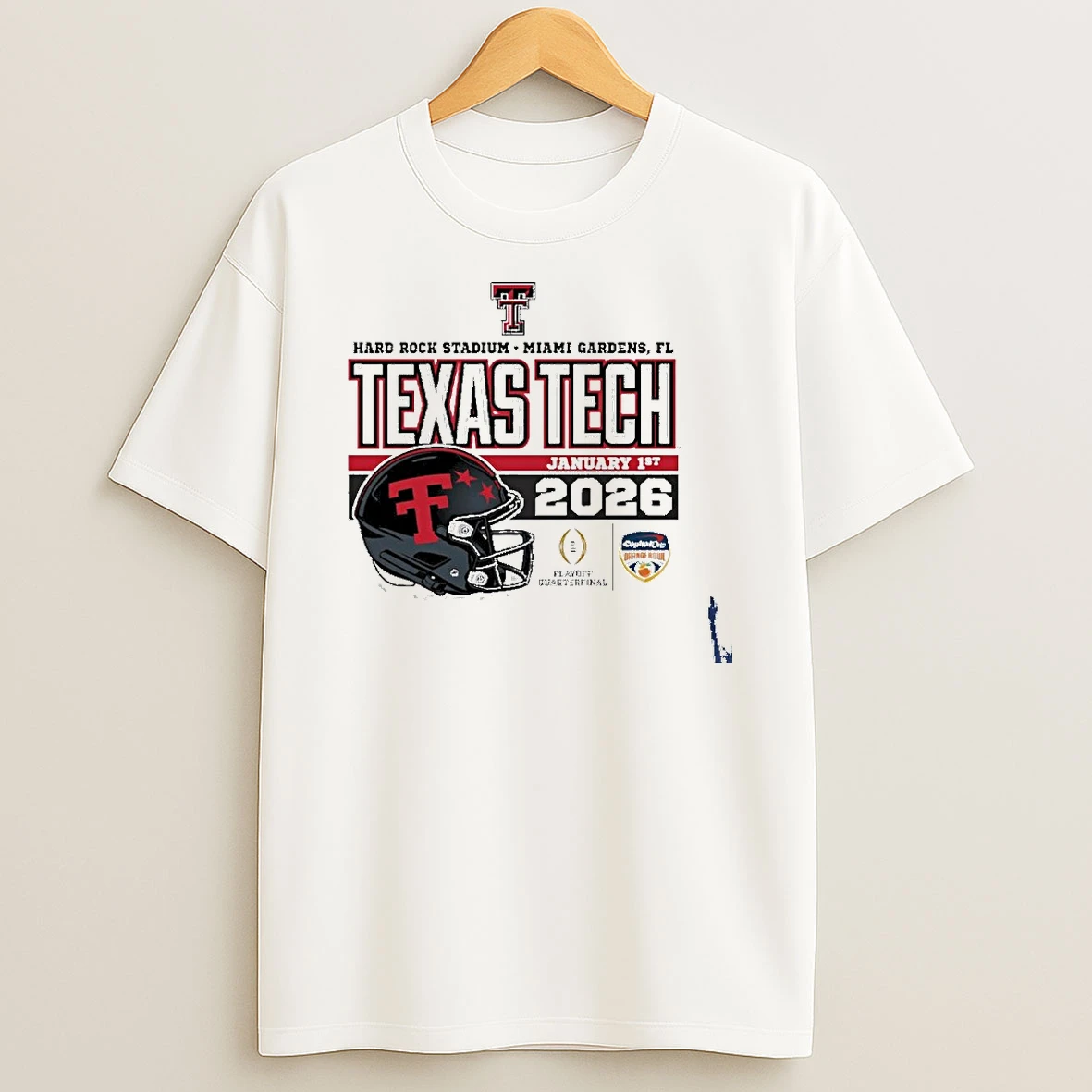 Texas Tech 2025 Cfp Juiced Orange Bowl T Shirt