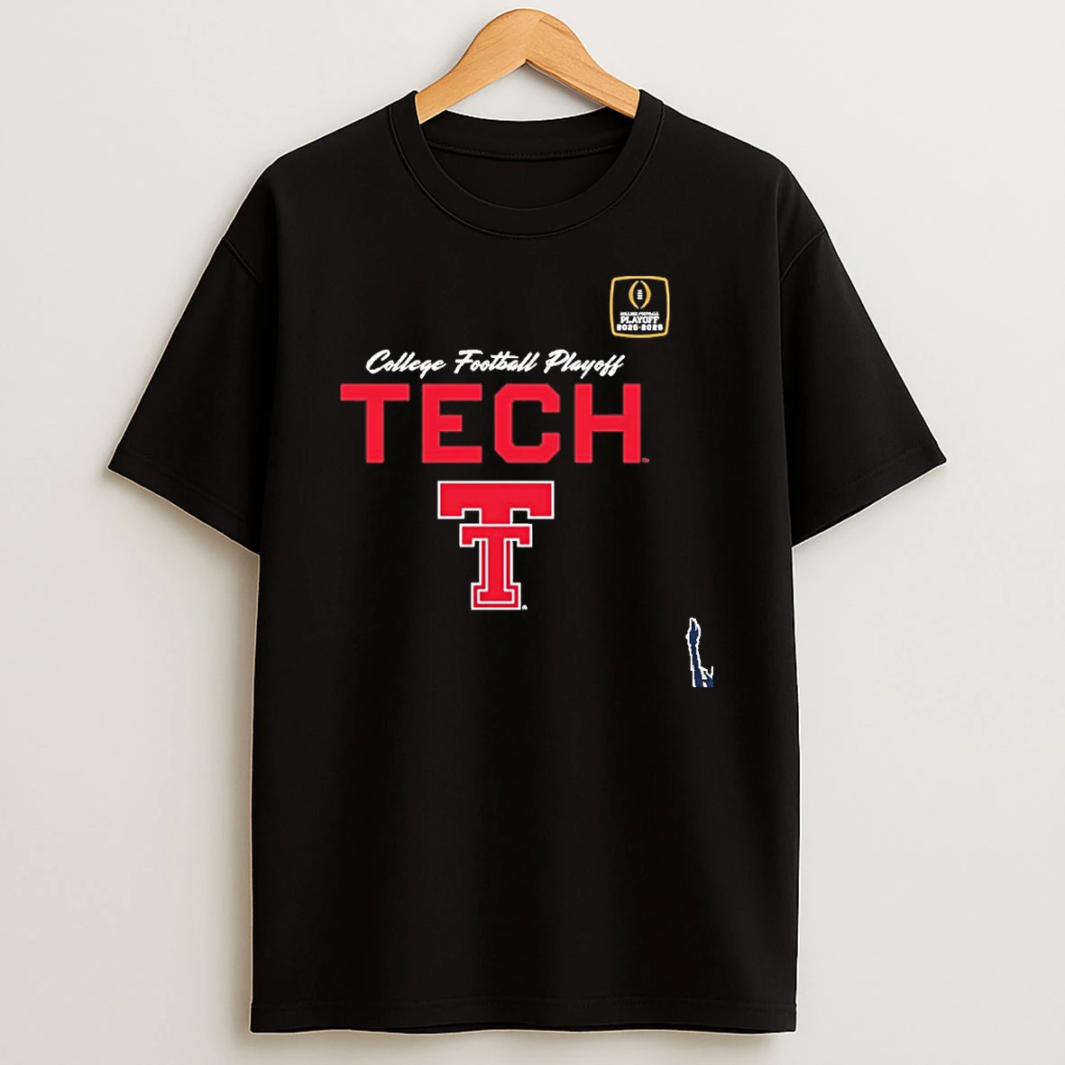 Texas Tech 2025 Cfp Tech Logo T Shirt