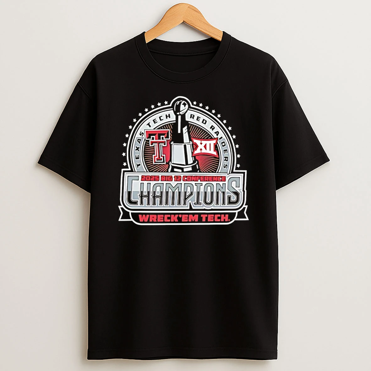 Texas Tech Big 12 Champions Wreck Em Tech T Shirt