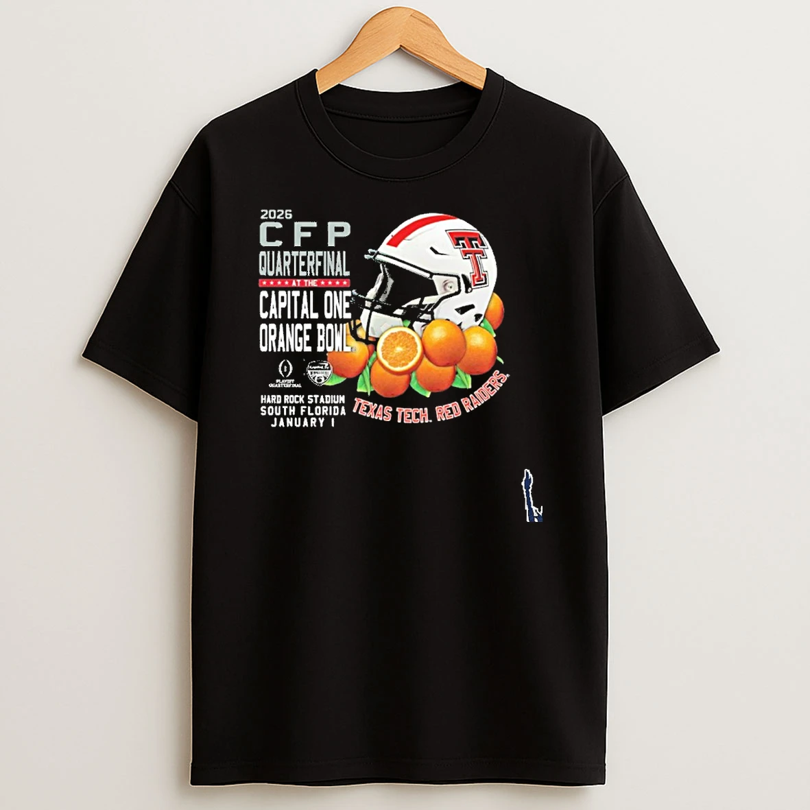 Texas Tech Cfp Quarterfinal At The Capital One Orange Bowl Bed Of Oranges T Shirt