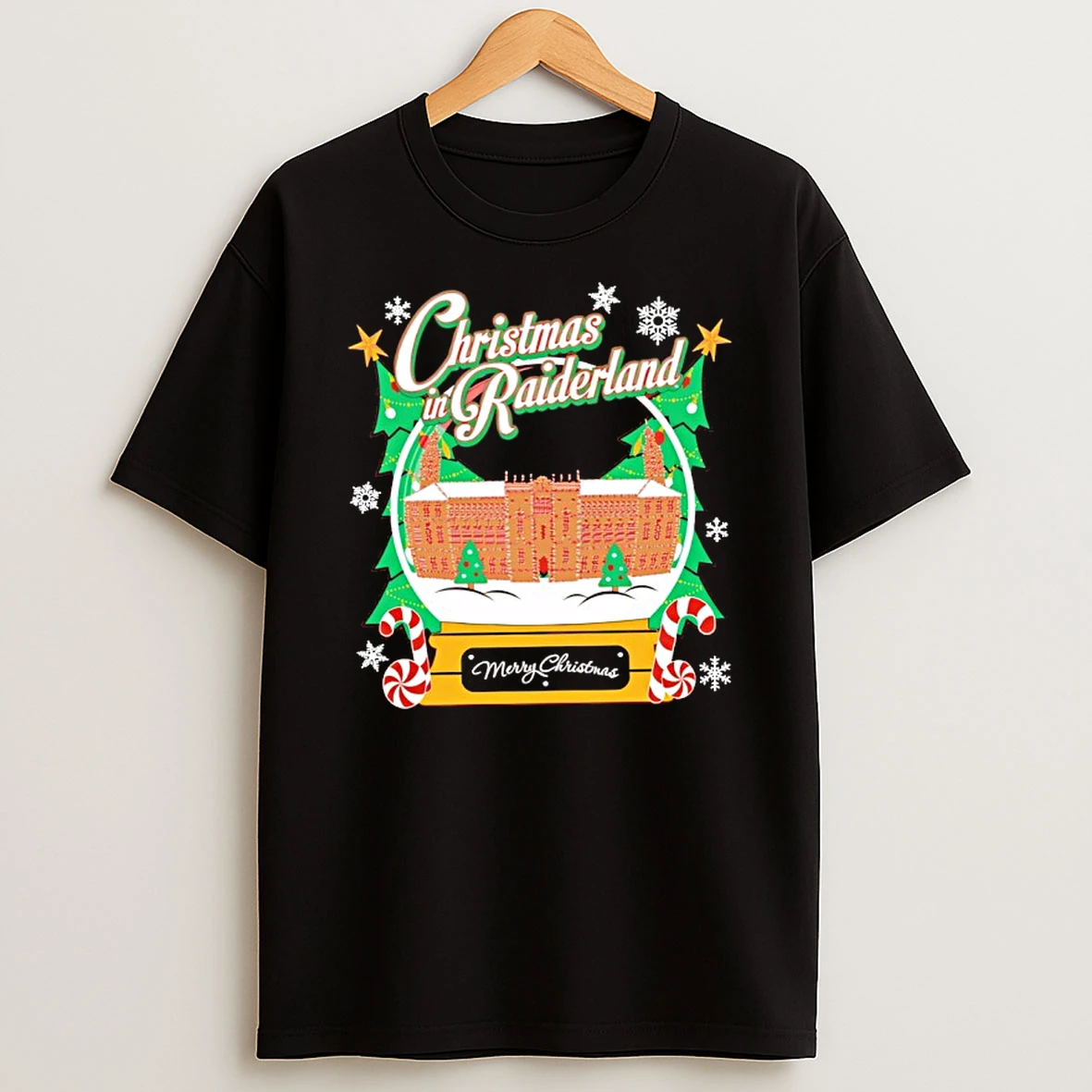 Texas Tech Christmas Snow Globe T Shirt