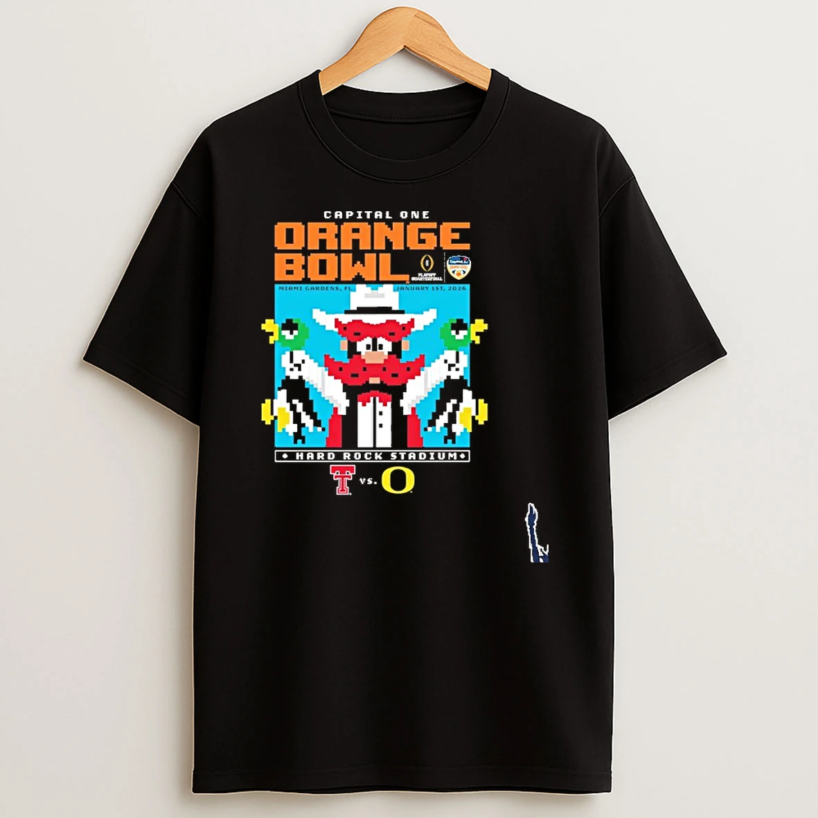 Texas Tech Duck Hunt 2025 Orange Bowl T Shirt