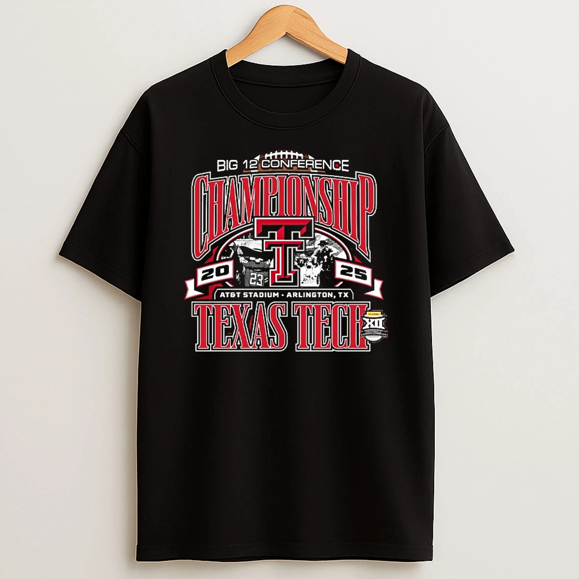 Texas Tech Football 2025 Big 12 Conference Championship Make Noise T Shirt