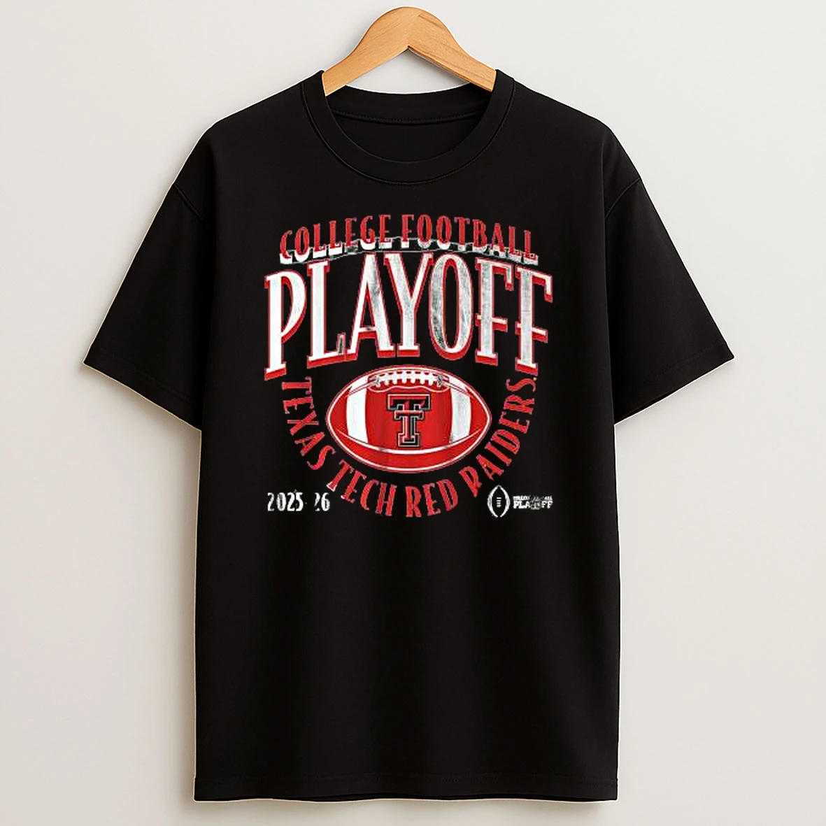 Texas Tech Football 2025 Cfp Curve T Shirt
