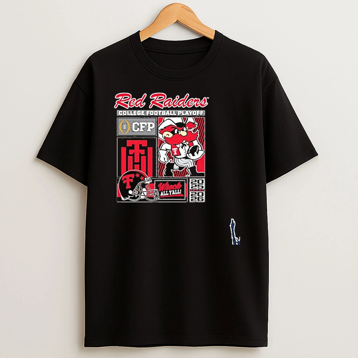 Texas Tech Football 2025 College Football Playoff Wreck All Yall T Shirt