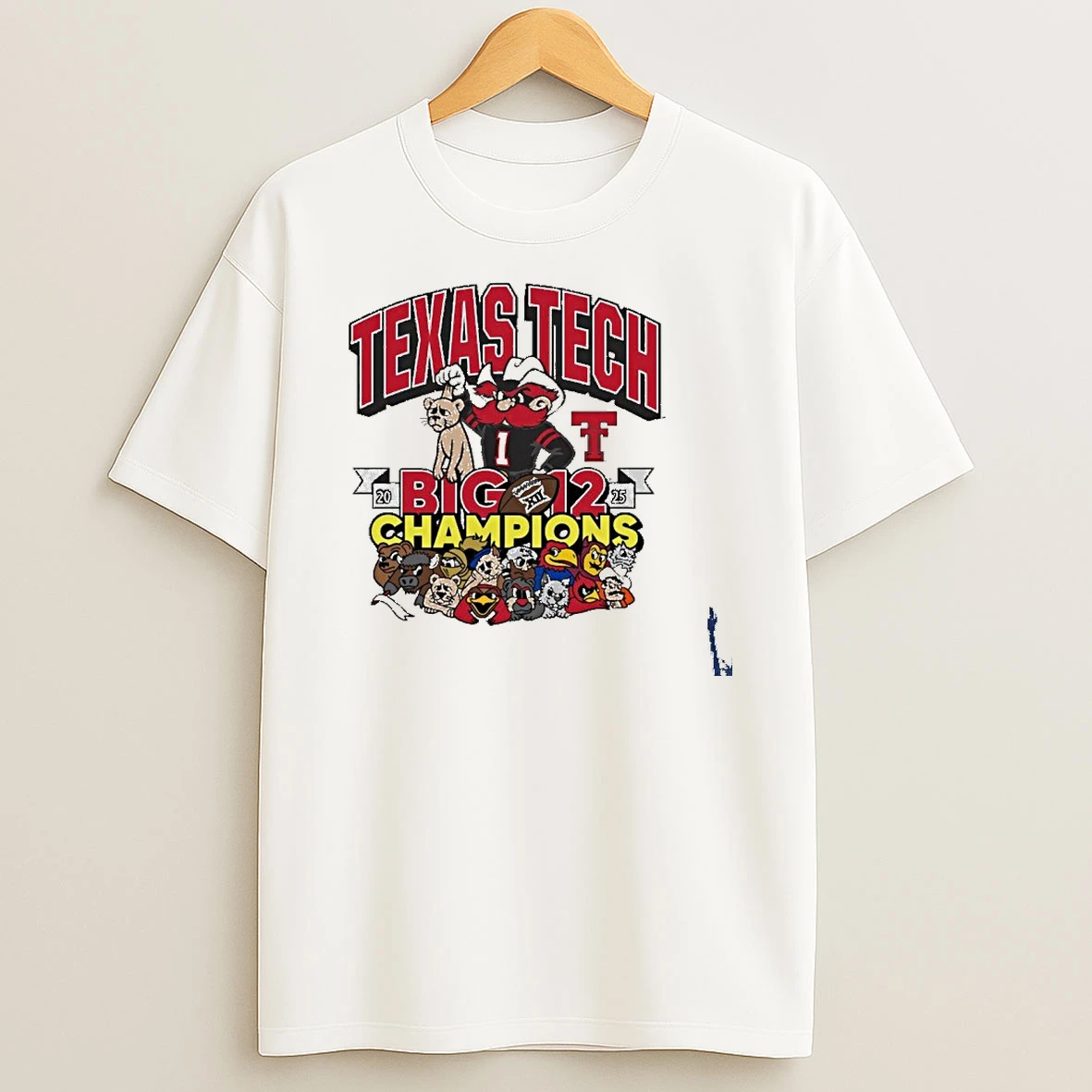 Texas Tech Football Big 12 Championss Defeat Big 12 Mascot T Shirt