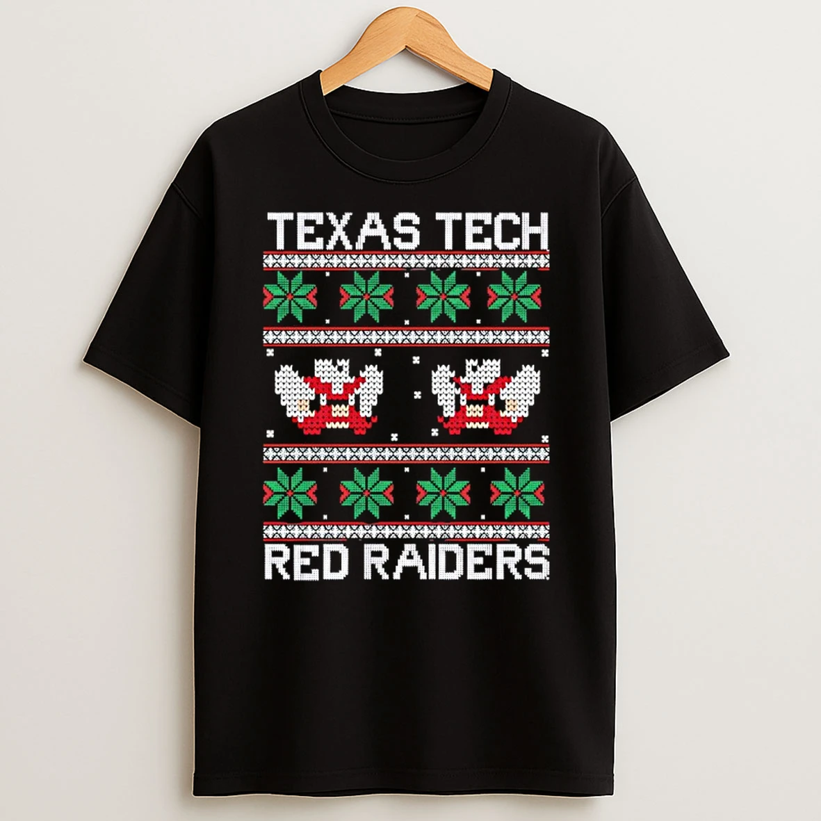 Texas Tech Raider Red Ugly Christmas T Shirt