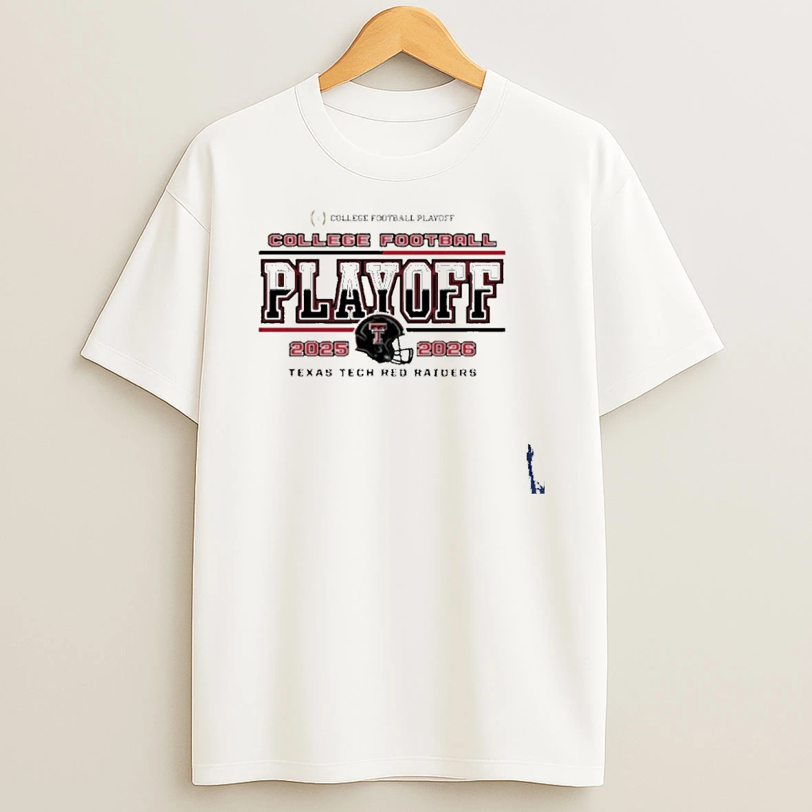 Texas Tech Red Raiders 2025 2026 Cfp Speed Helmet T Shirt