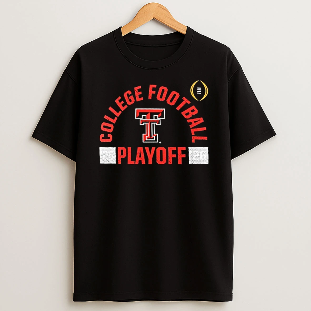 Texas Tech Red Raiders 2025 2026 College Football Playoff Touchdown T Shirt