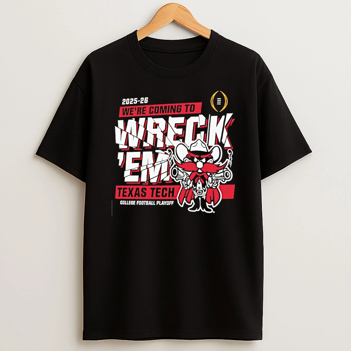 Texas Tech Red Raiders 2025 26 Big 12 Champions Were Coming To Wreck Em T Shirt