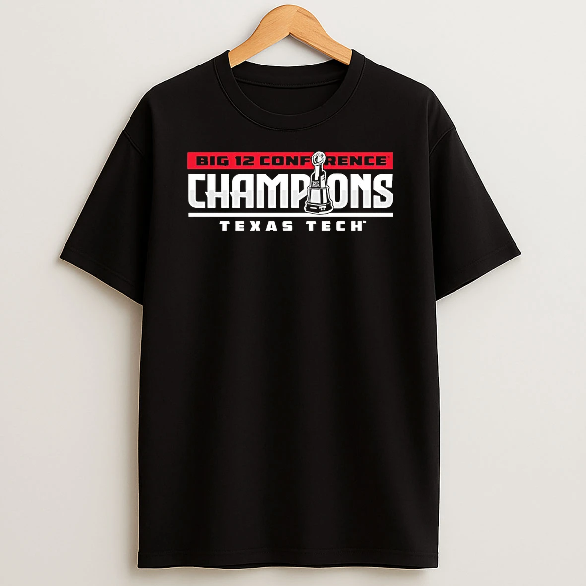 Texas Tech Red Raiders 2025 Big 12 Champions Winner Win T Shirt