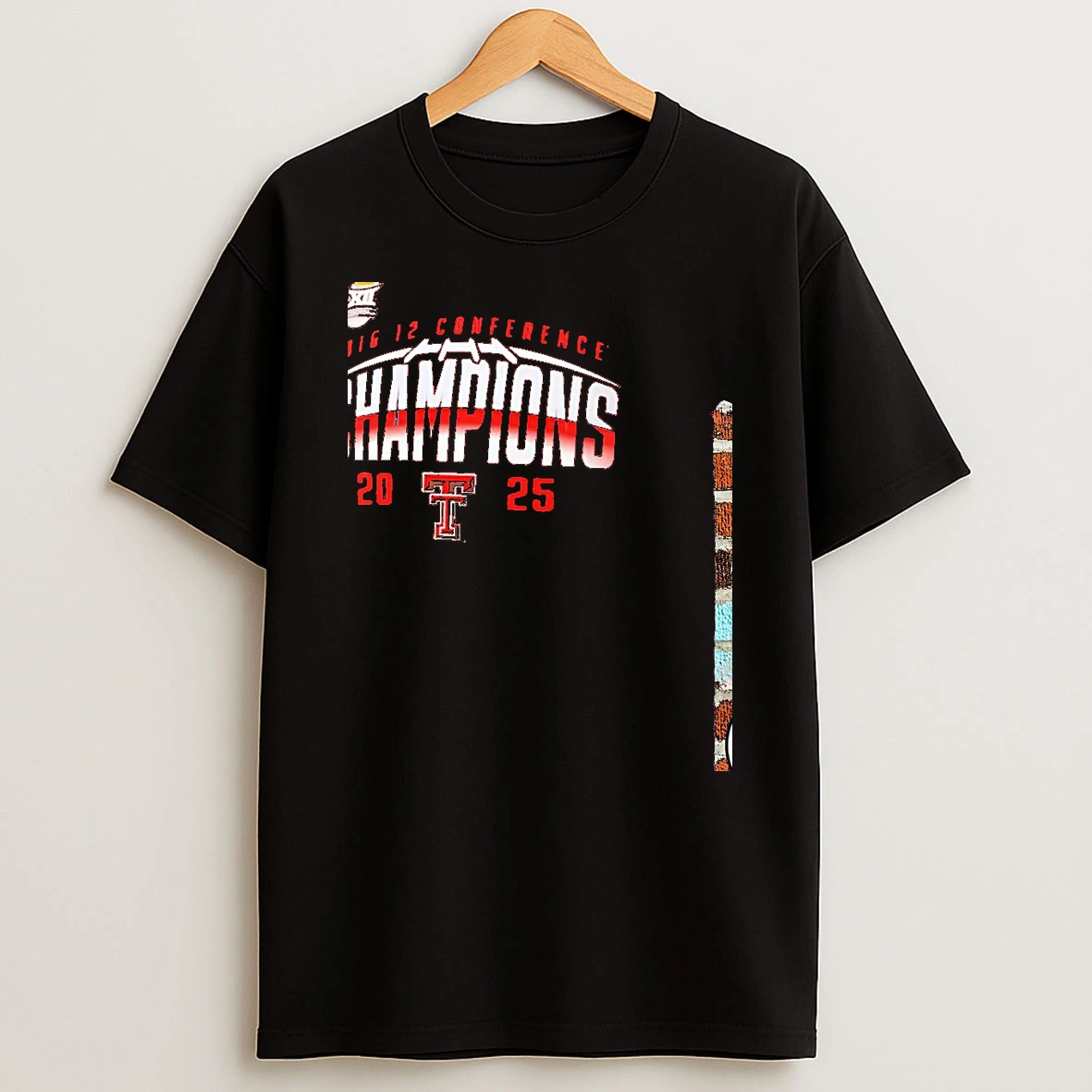 Texas Tech Red Raiders 2025 Big 12 Football Champions Endzone Speed Red T Shirt