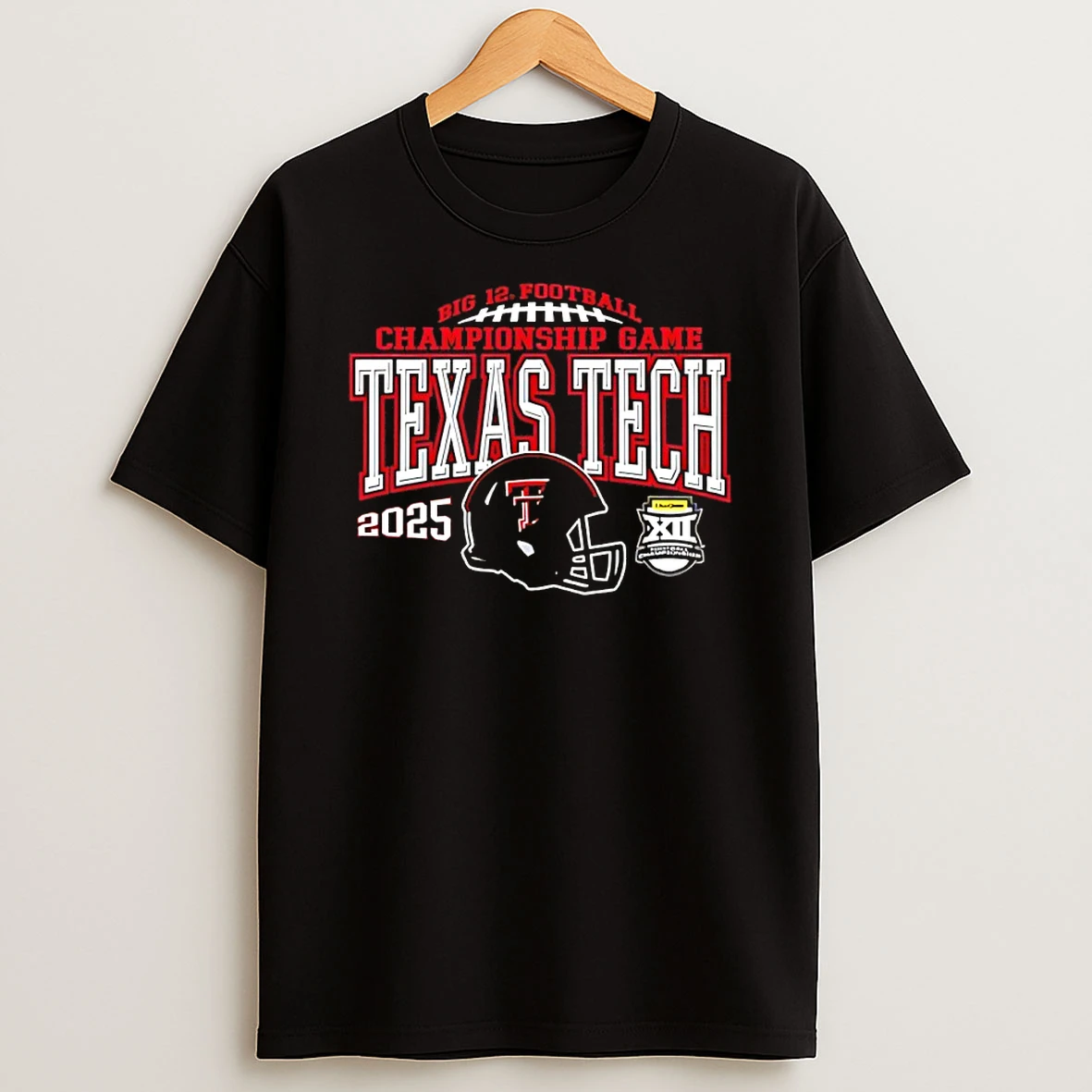 Texas Tech Red Raiders 2025 Big 12 Football Championship Game T Shirt