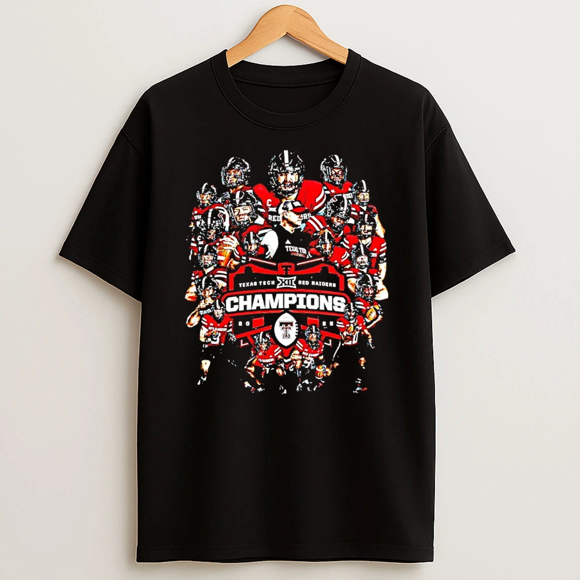 Texas Tech Red Raiders 2025 Big Ten Champions Graphic T Shirt