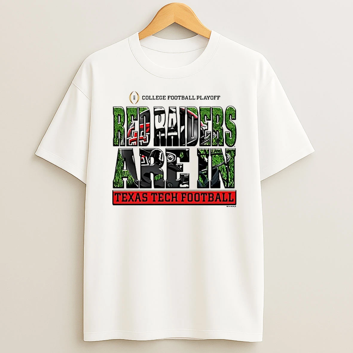 Texas Tech Red Raiders 2025 Cfp Bound Red Raiders Are In Helmet T Shirt