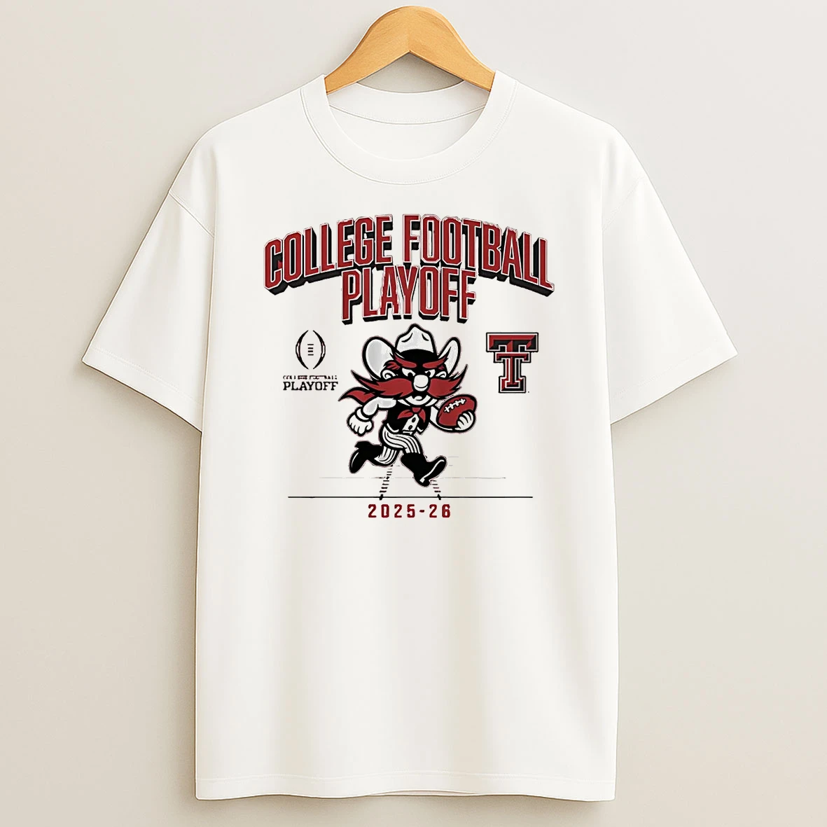 Texas Tech Red Raiders 2025 Cfp Mascot T Shirt