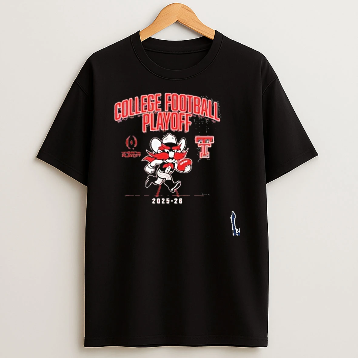 Texas Tech Red Raiders 2025 Cfb Playoff Mascot T Shirt