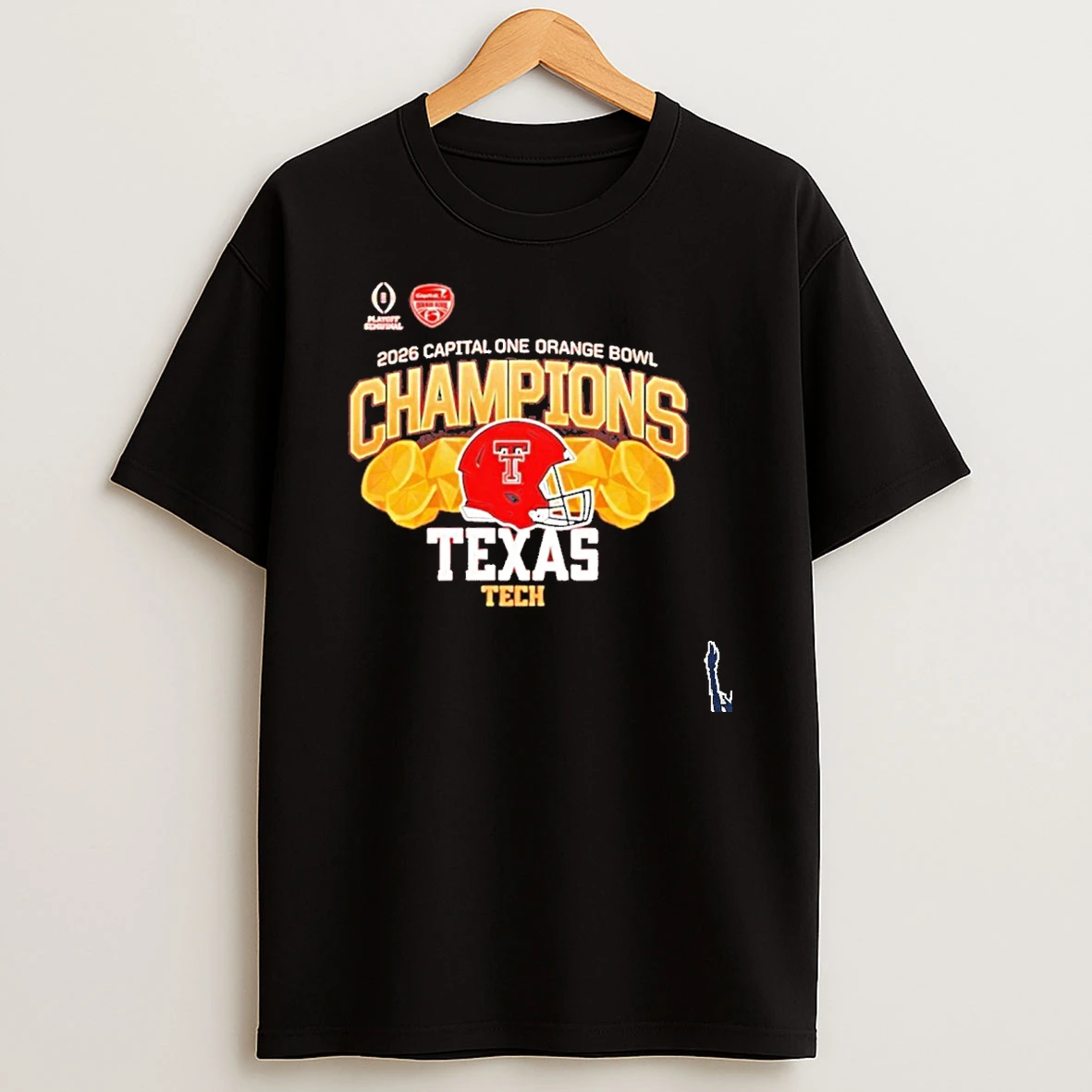 Texas Tech Red Raiders 2026 Cfp Orange Bowl Champions T Shirt