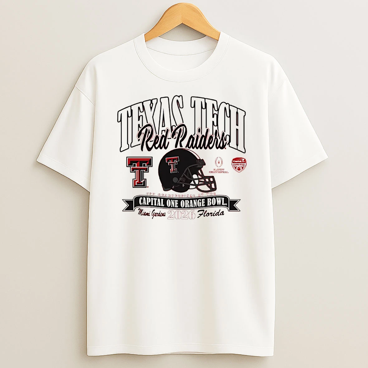 Texas Tech Red Raiders 2026 Orange Bowl Cfp Quarterfinal T Shirt