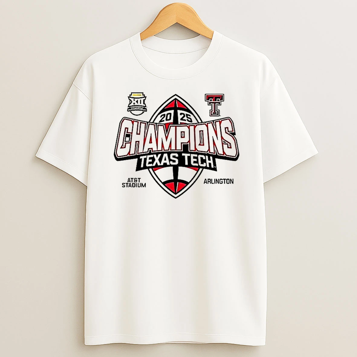 Texas Tech Red Raiders Big 12 Conference 2025 Logo T Shirt