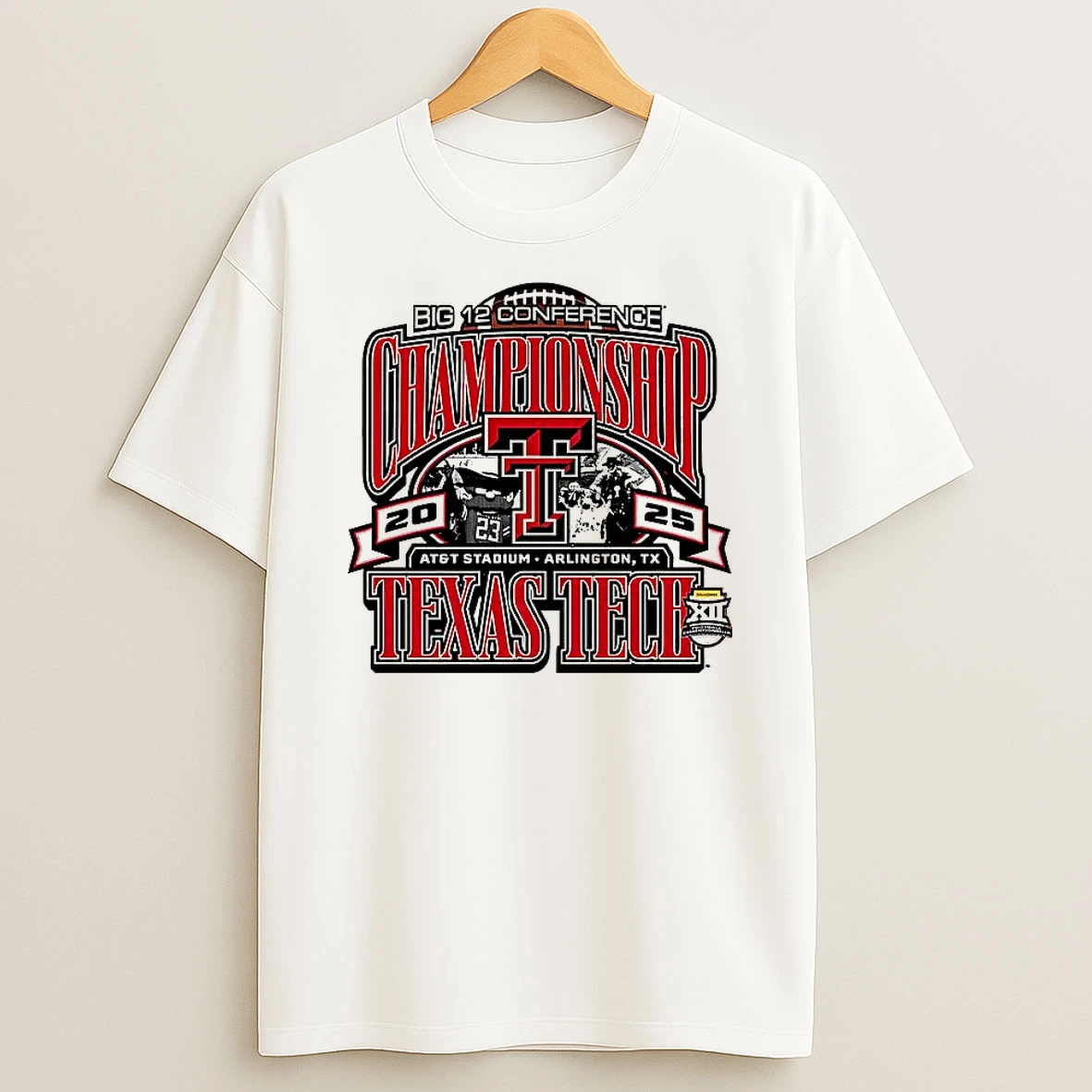 Texas Tech Red Raiders Big 12 Conference Football 2025 T Shirt