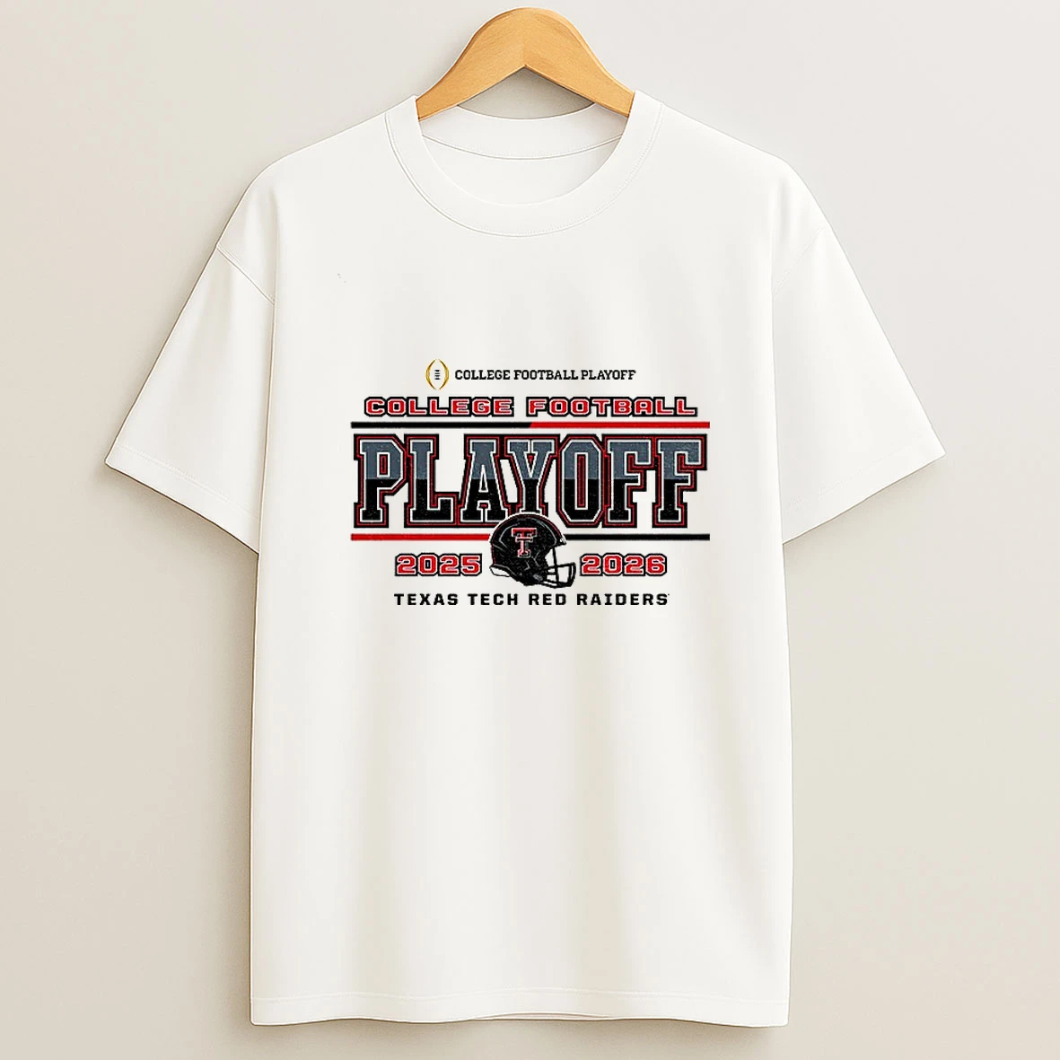 Texas Tech Red Raiders Big 12 Football Champions Cfp Speed Helmet T Shirt