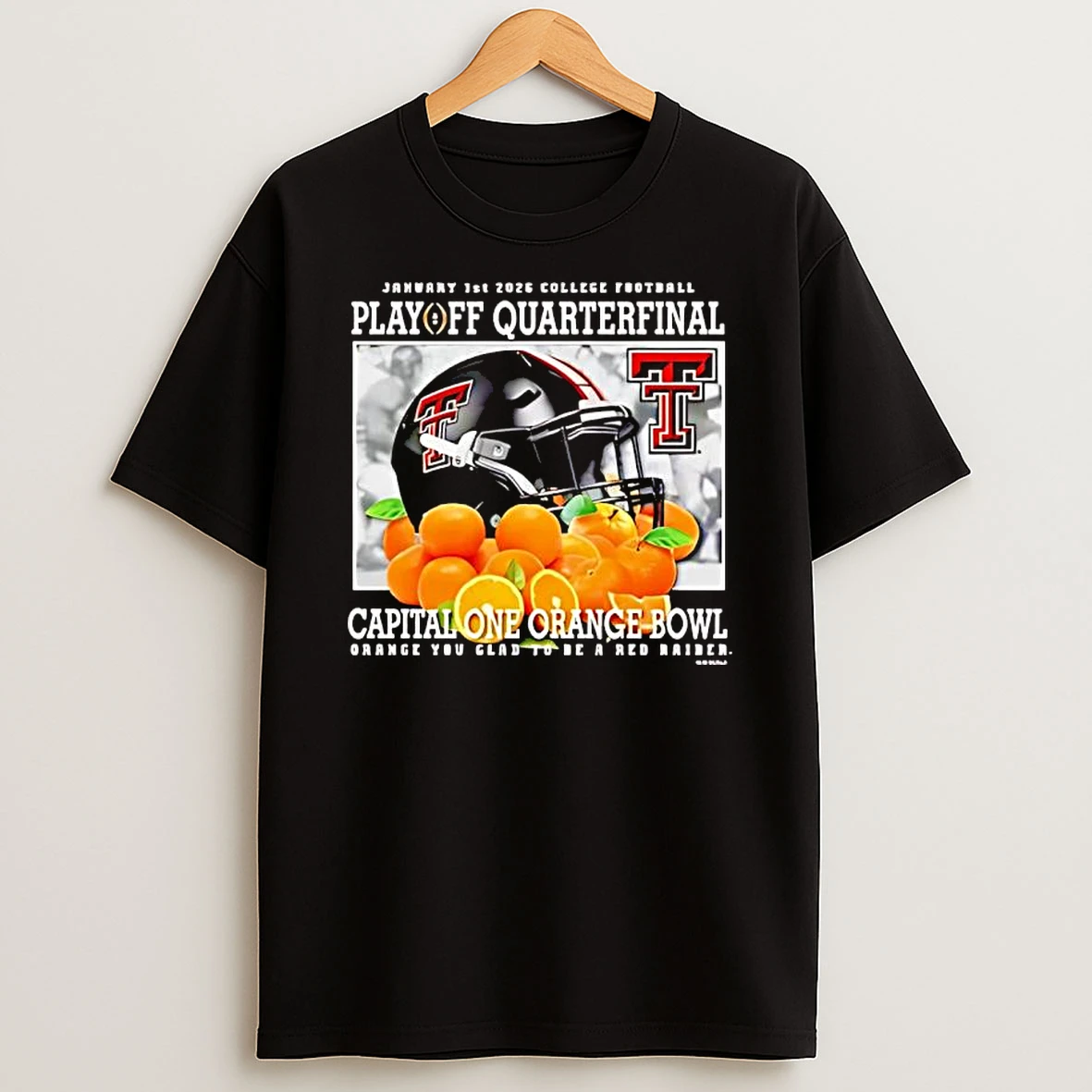 Texas Tech Red Raiders Capital One 2026 Orange Bowl T Shirt