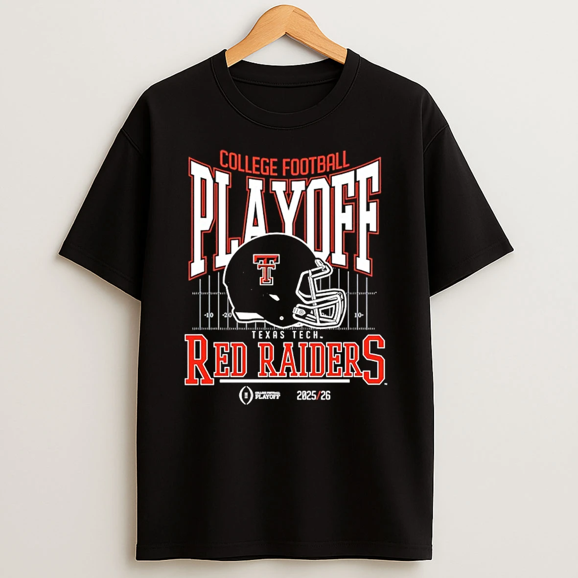 Texas Tech Red Raiders College Football Playoff 2025 26 Helmet T Shirt