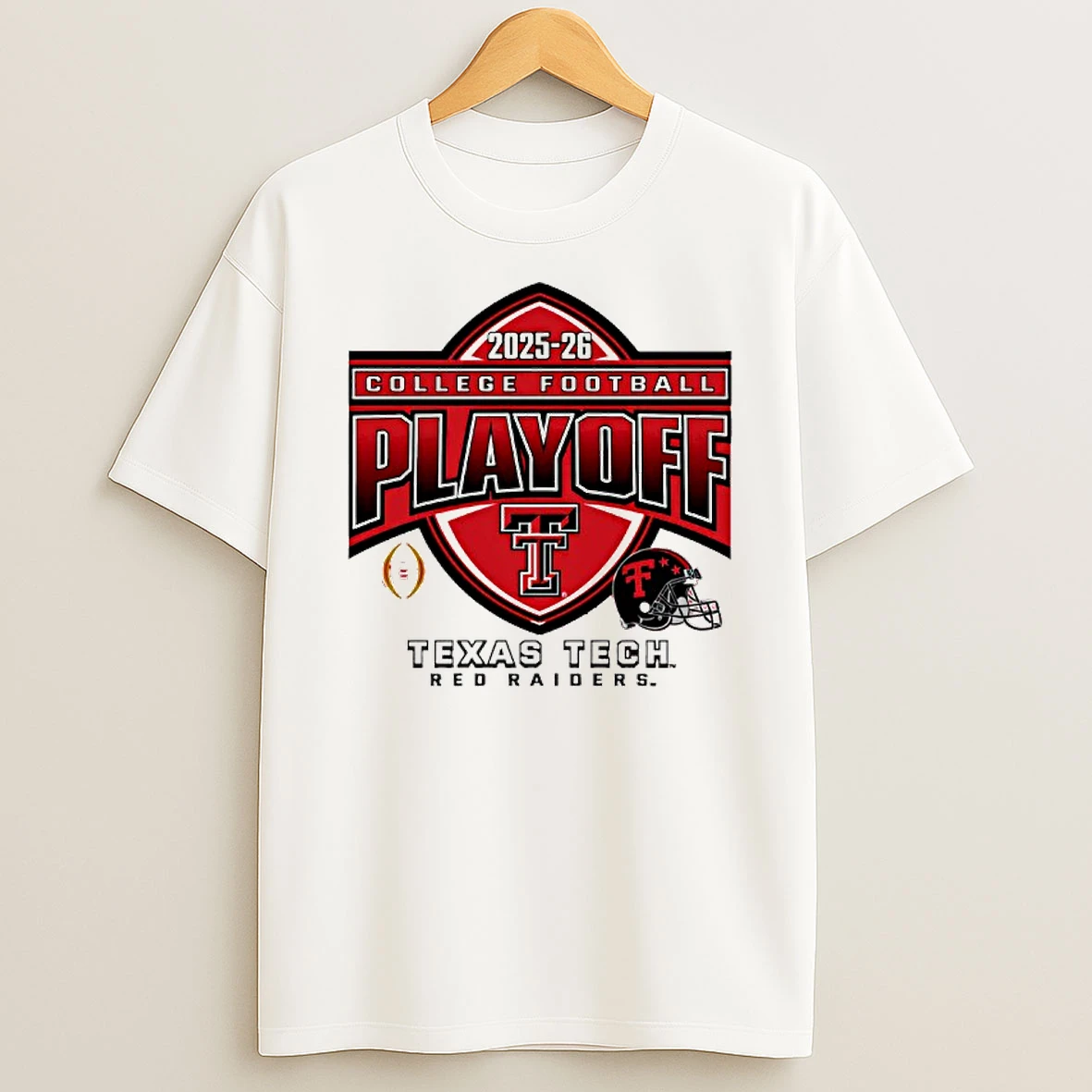 Texas Tech Red Raiders College Football Playoff 2025 26 Logo T Shirt