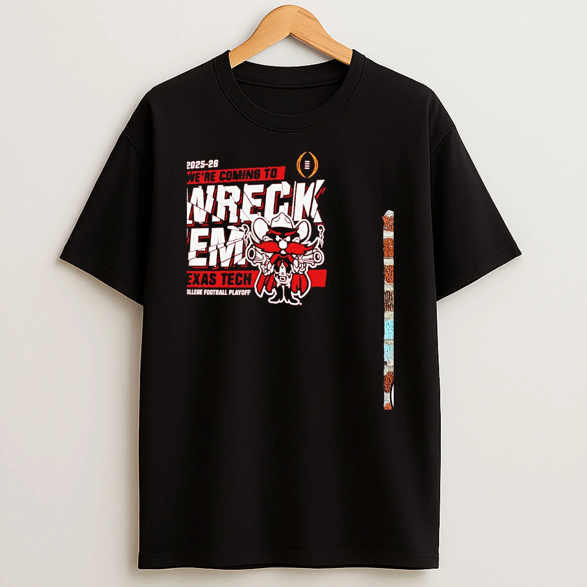 Texas Tech Red Raiders Football Big 12 Cfp Were Coming To Wreck Em Red T Shirt