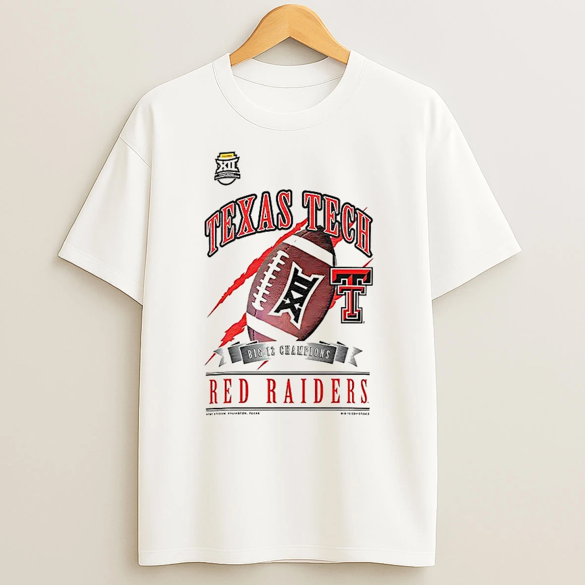 Texas Tech Red Raiders Football Big 12 Champions T Shirt