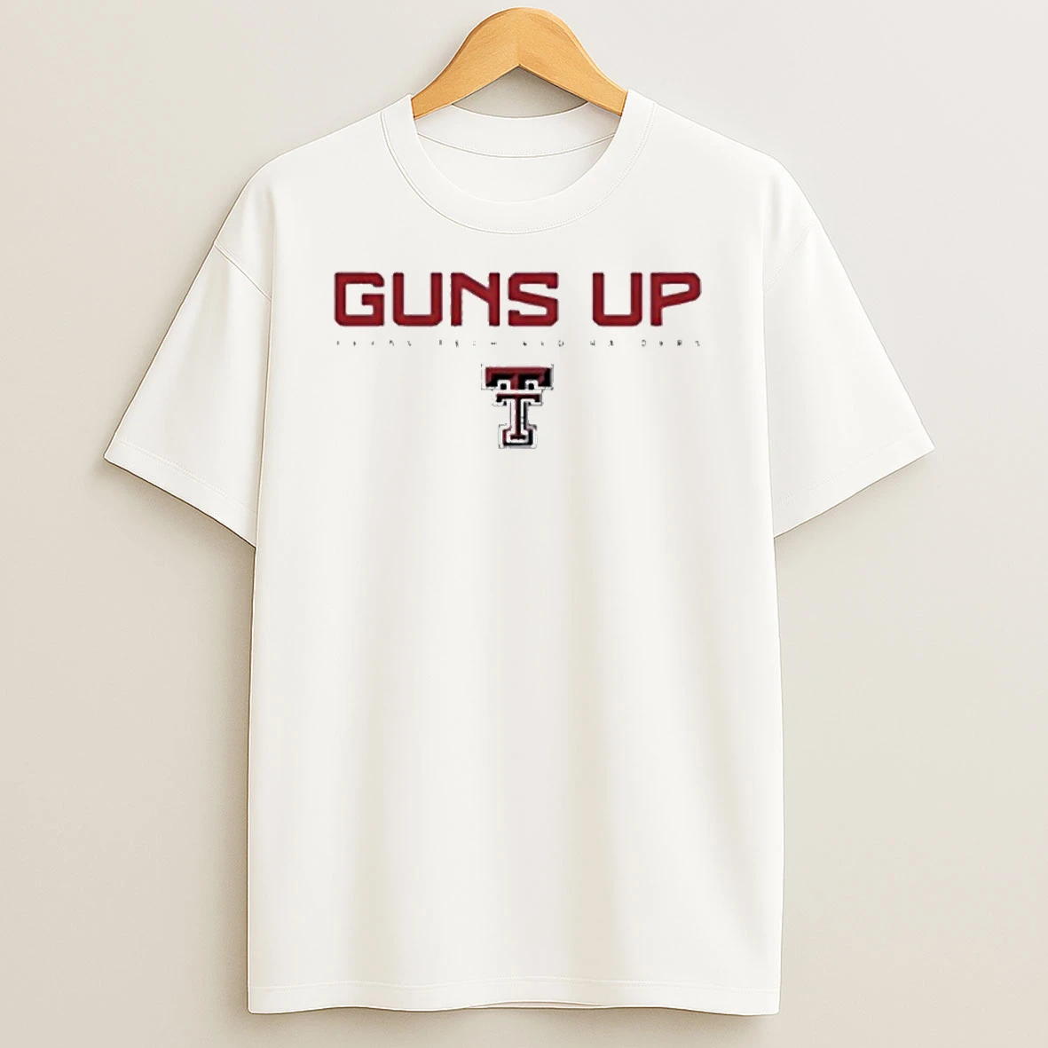 Texas Tech Red Raiders Football Logo Guns Up Rally Call T Shirt