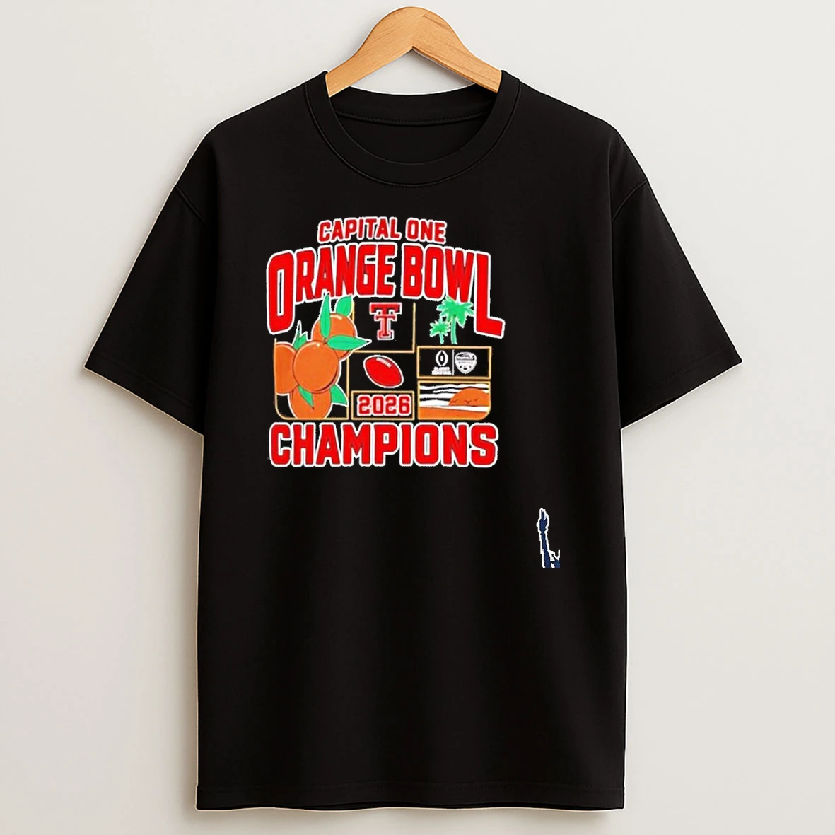 Texas Tech Red Raiders Orange Bowl Champions 2025 26 Cfp T Shirt
