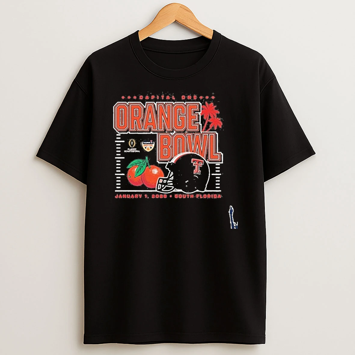 Texas Tech Red Raiders Orange Bowl South Florida T Shirt