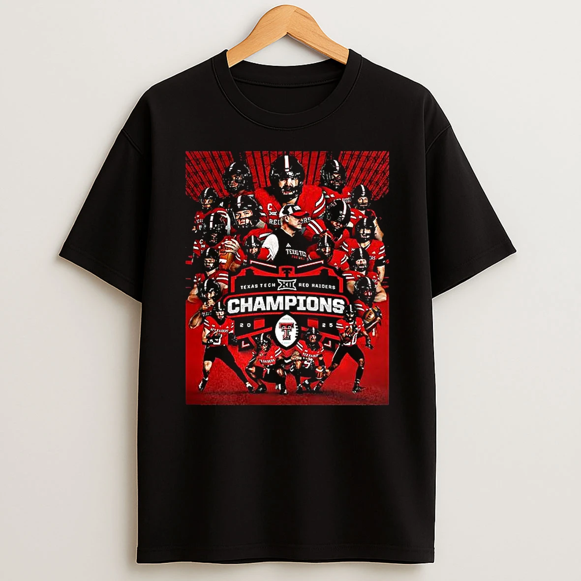 Texas Tech Red Raiders Are Big 12 Champions 2025 T Shirt