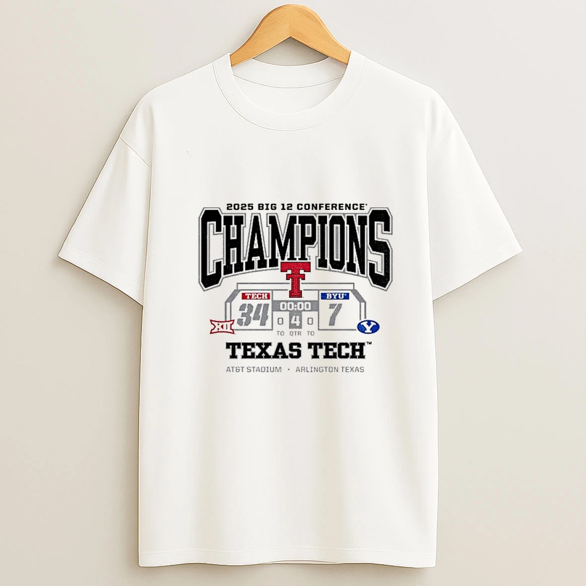 Texas Tech Red Raiders Beat Byu Big 12 Cfp Were Coming To Wreck Em T Shirt