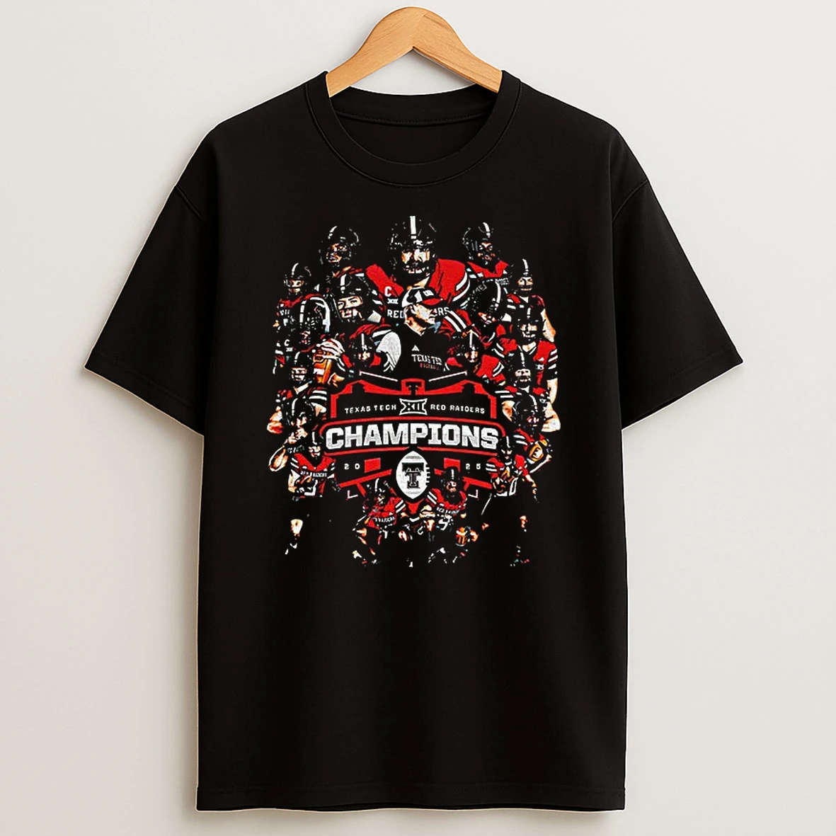 Texas Tech Red Raiders Football Big 12 Champs Graphic T Shirt